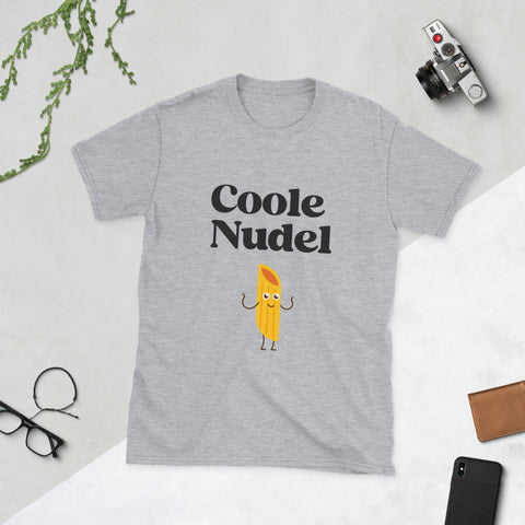 Kurzärmeliges Unisex-T-Shirt Coole Nudel